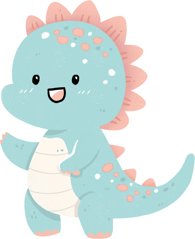 Cute dinosaur doodle